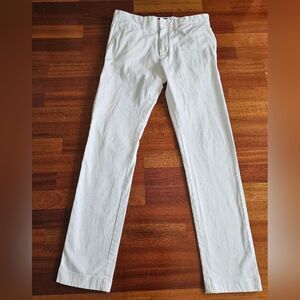 Men's J. Crew 484 Slim Fit Stretch  White Jeans 30x32.  Excellent Condition